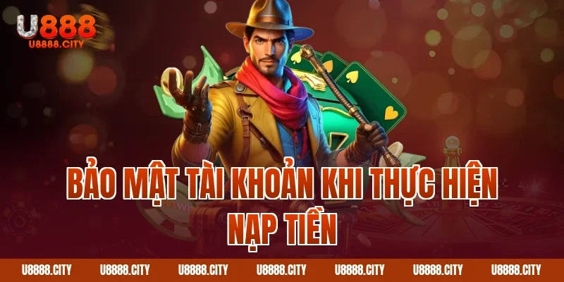 Hướng Dẫn Nạp Tiền U888 An Toàn Và Nhanh Chóng 4 Bảo mật tài khoản khi thực hiện nạp tiền