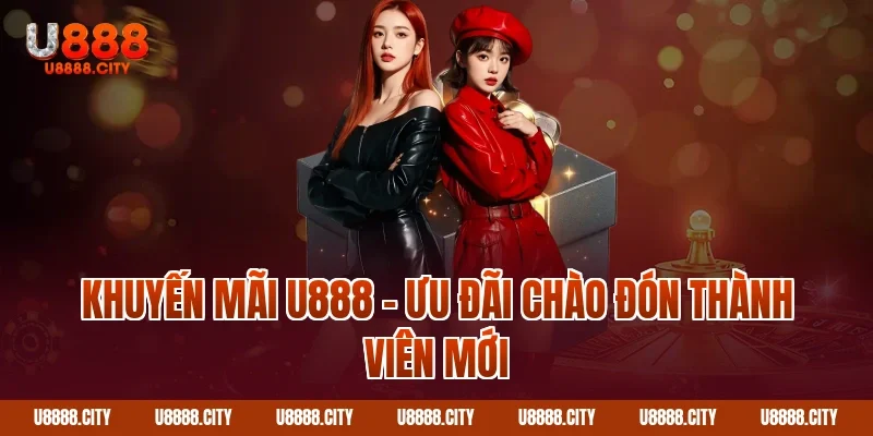 Tổng Hợp Khuyến Mãi U888 Nhận Thưởng Cực Khủng 1 Khuyến mãi U888 – Ưu đãi chào đón thành viên mới