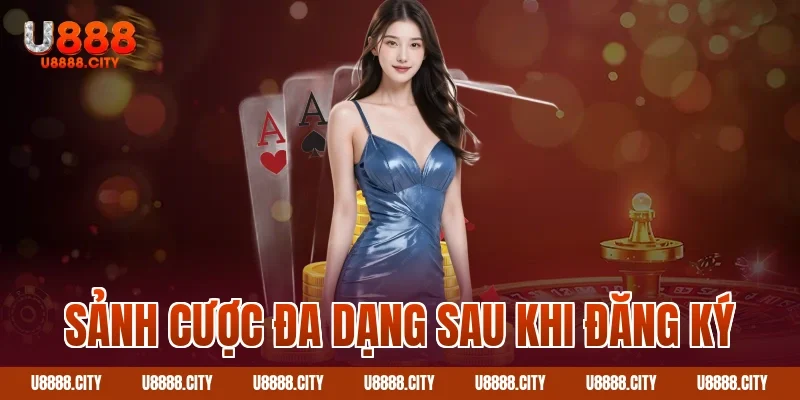 Hướng Dẫn Đăng Ký U888 Nhận Ngay Ưu Đãi Khủng 4 Sảnh cược đa dạng sau khi đăng ký