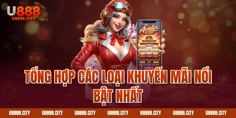 Tổng Hợp Khuyến Mãi U888 Nhận Thưởng Cực Khủng 3 Tổng hợp các loại khuyến mãi nổi bật nhất